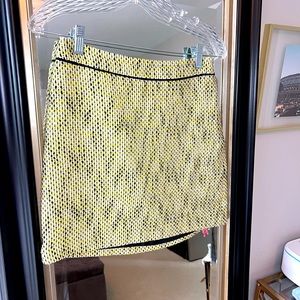 Banana Republic Skirt - yellow/black/white - size: 0P